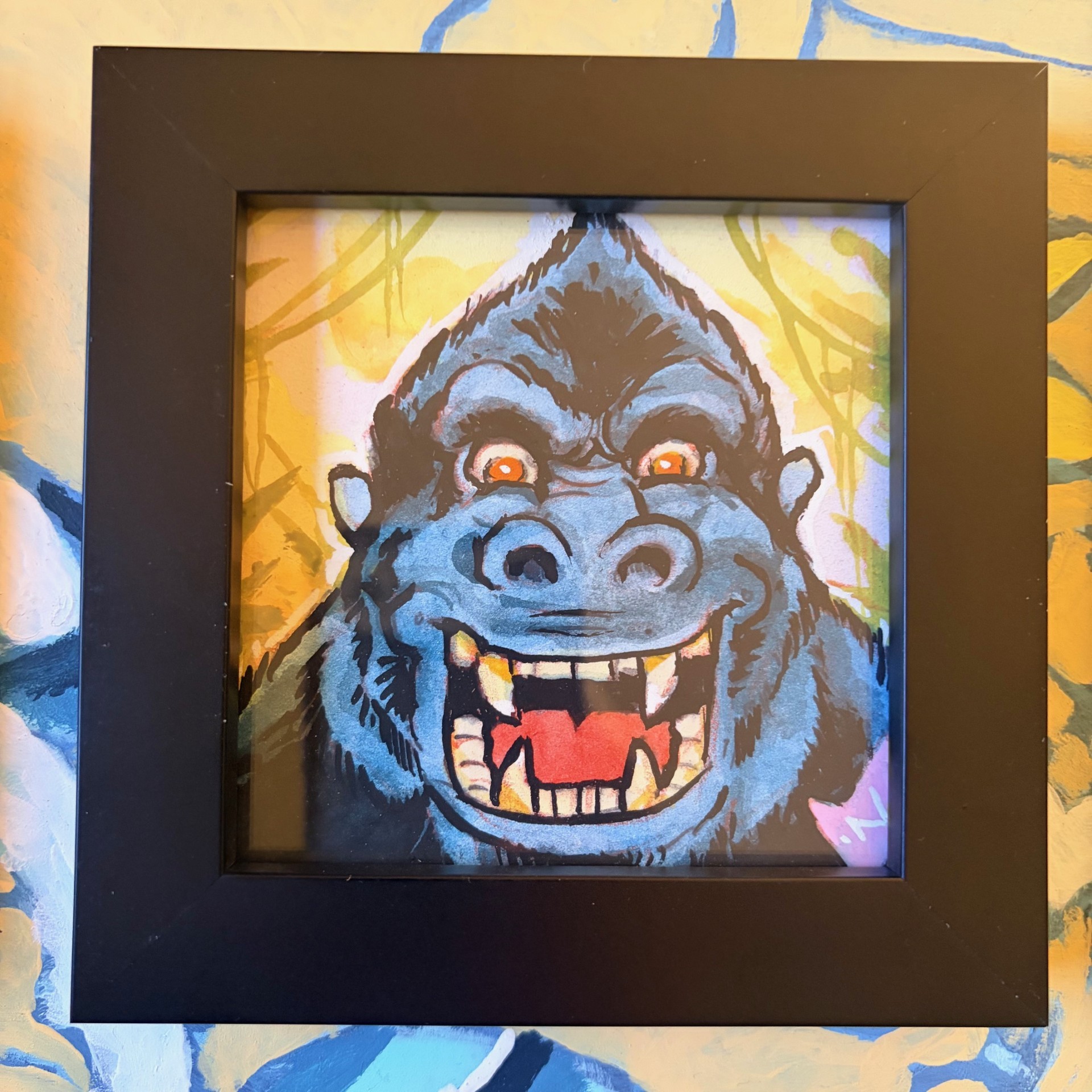 King Kong Inspired Framed Coaster Original