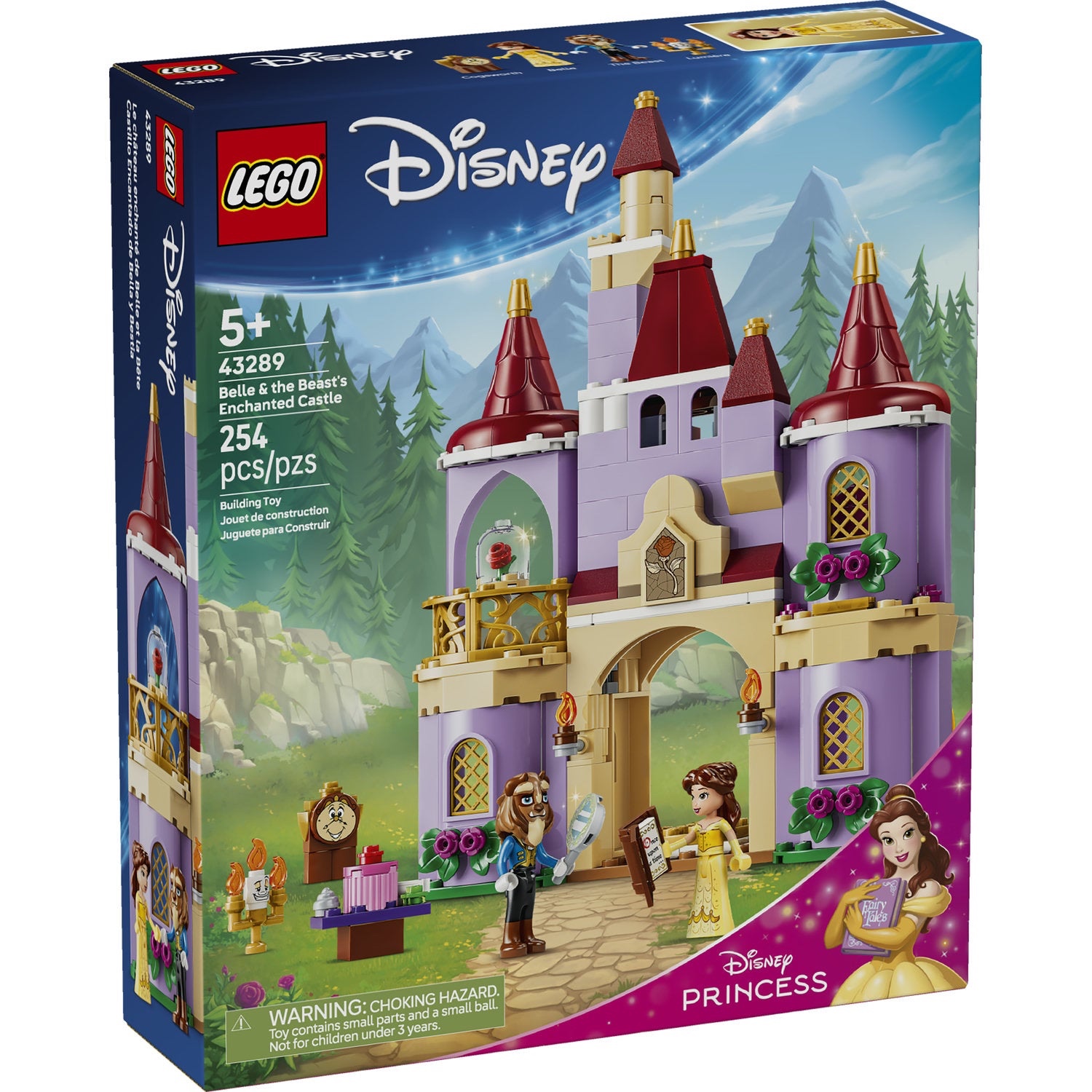LEGO Disney Princess Belle & the Beast’s Enchanted Castle 43289