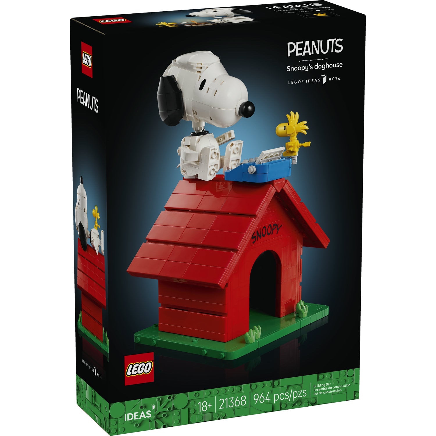 LEGO Ideas Peanuts: Snoopy's Doghouse Building Set