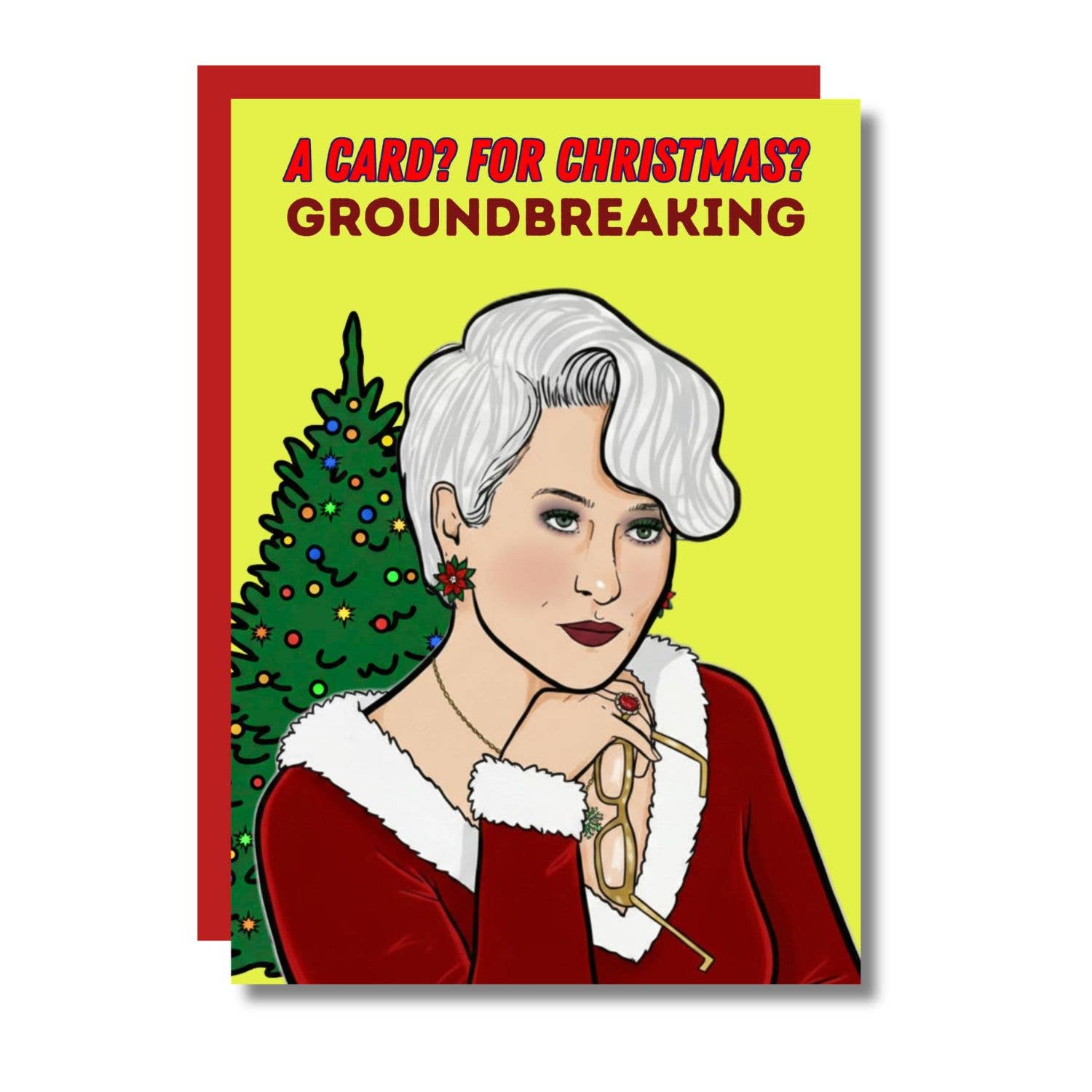 A Card? For Christmas? Groundbreaking Funny Card A6