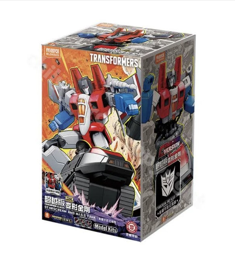 Starscream and H.I.S.S. Tank (Energon Universe) Model Kit - Champion Class (CC29)