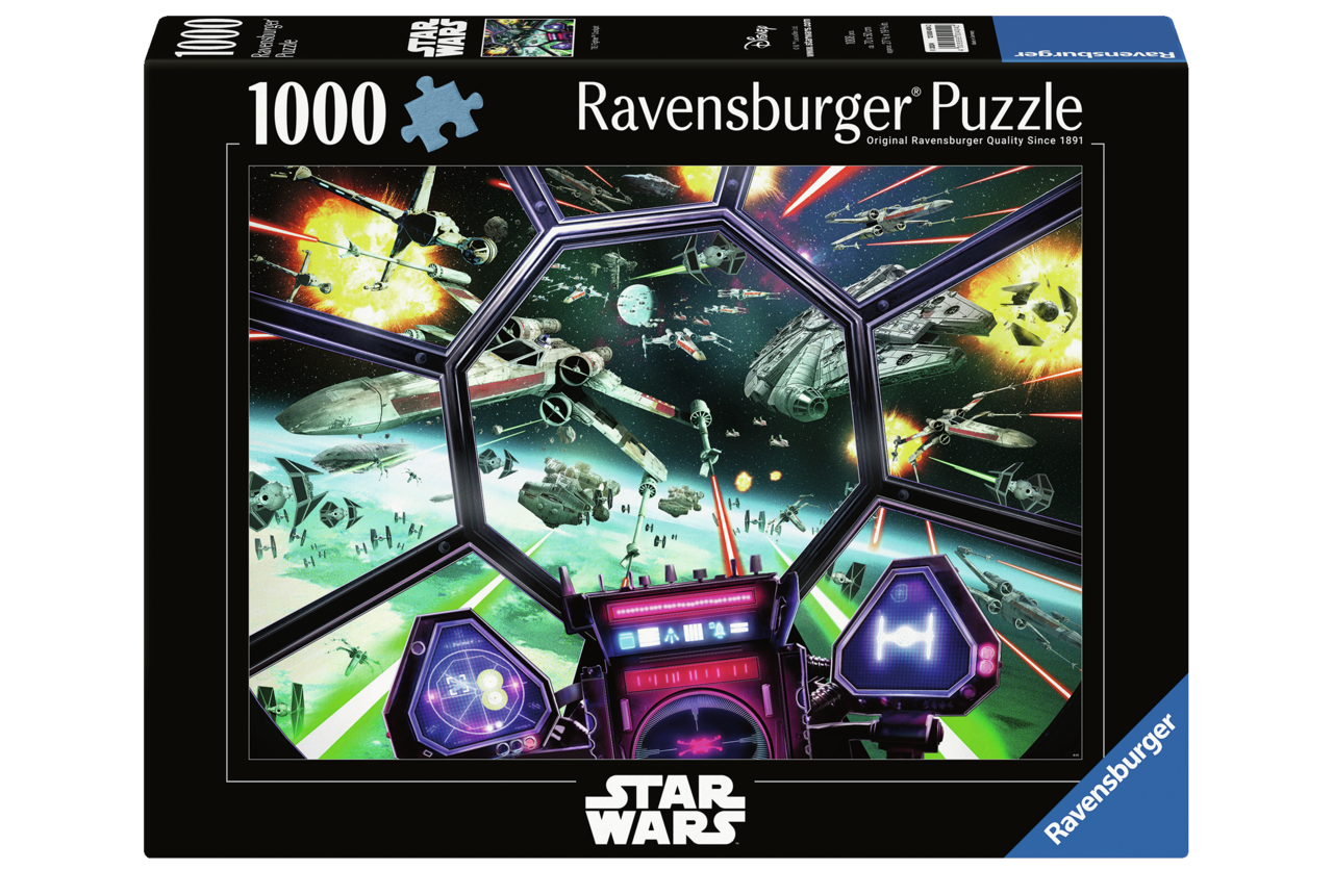 Star Wars: Tie Fighter Cockpit 1000 Piece Jigsaw Puzzle